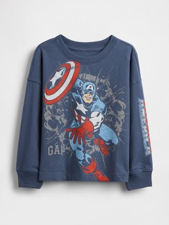 Camiseta gráfica Marvel para bebês e crianças pequenas