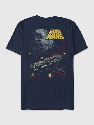 Camiseta gráfica vintage Star Wars Galaxy