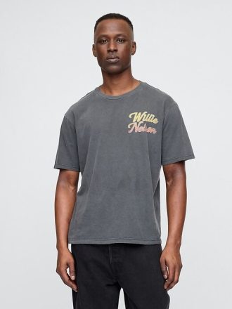 Camiseta gráfica Willie Nelson