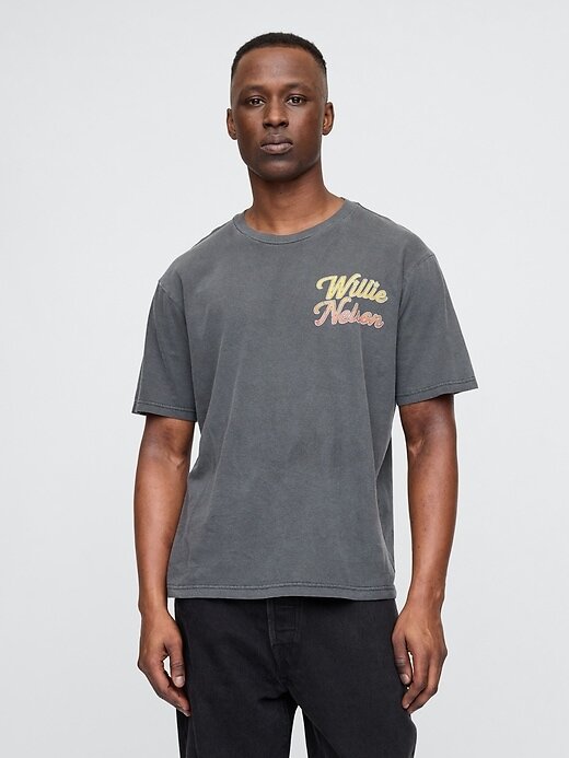 Camiseta gráfica Willie Nelson Camiseta gráfica Willie Nelson