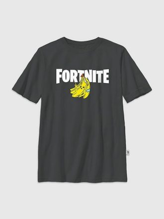 Camiseta infantil com estampa de banana do Fortnite