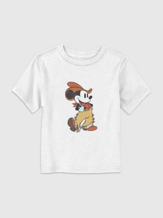 Camiseta infantil com estampa de caubói do Mickey Mouse