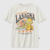 Camiseta infantil com estampa de lasanha do Garfield