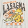 Camiseta infantil com estampa de lasanha do Garfield