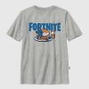 Camiseta infantil com estampa de panquecas do Fortnite