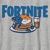 Camiseta infantil com estampa de panquecas do Fortnite
