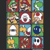 Camiseta infantil com estampa de personagens da Nintendo Box Up