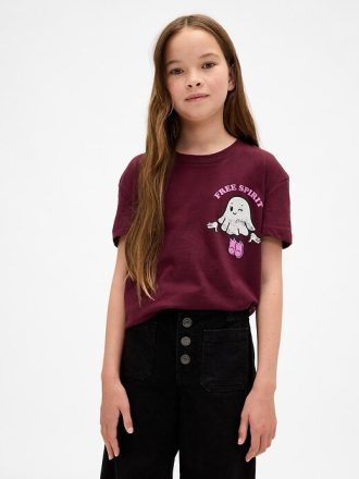 Camiseta infantil com estampa descontraída