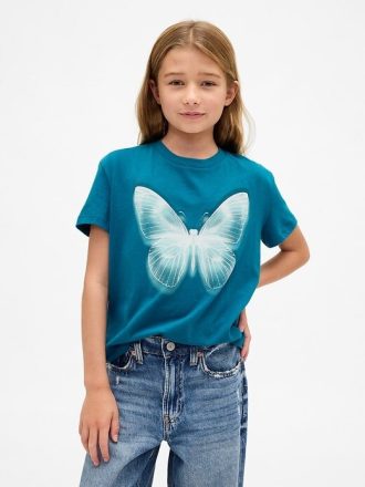 Camiseta infantil com estampa descontraída