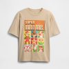 Camiseta infantil com estampa descontraída