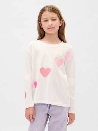 Camiseta infantil com estampa descontraída