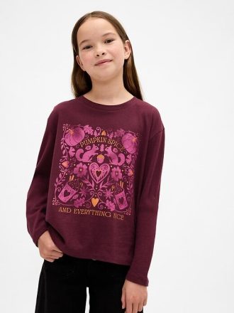 Camiseta infantil com estampa descontraída