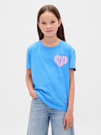 Camiseta infantil com estampa descontraída