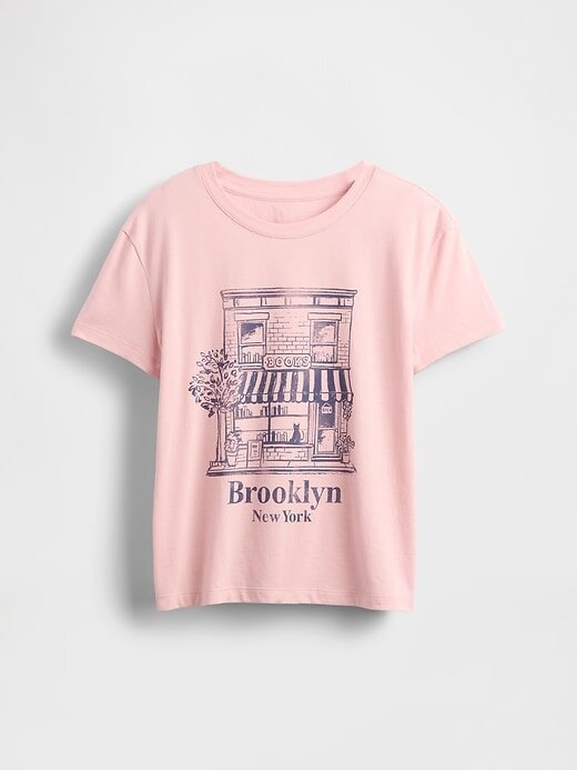 Camiseta infantil com estampa descontraída Camiseta infantil com estampa descontraída