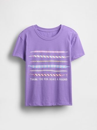 Camiseta infantil com estampa descontraída