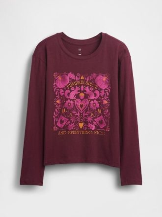 Camiseta infantil com estampa descontraída