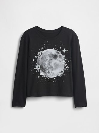 Camiseta infantil com estampa descontraída