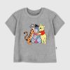 Camiseta infantil com estampa do Ursinho Pooh Hugs