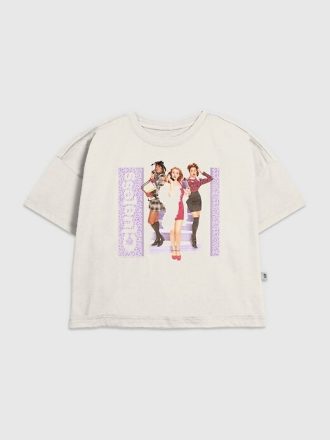 Camiseta infantil com estampa pastel sem noção