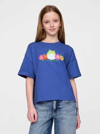 Camiseta infantil com estampa Squishmallow