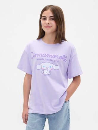 Camiseta infantil com estampa túnica