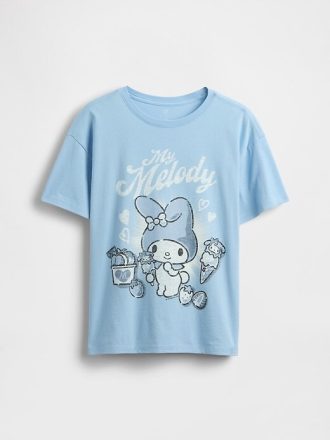Camiseta infantil com estampa túnica