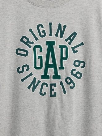 Camiseta infantil com logotipo