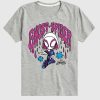 Camiseta infantil de manga curta Marvel Scribble Ghost Spider