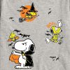 Camiseta infantil de manga curta Peanuts Halloween Snoopy e Woodstock