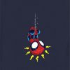 Camiseta infantil do Homem-Aranha retrô clássica com estampa gráfica