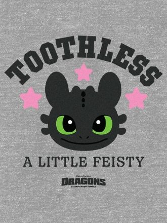 Camiseta infantil estampada “Como Treinar o Seu Dragão” do Banguela Fiesty