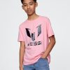 Camiseta infantil estampada do Messi
