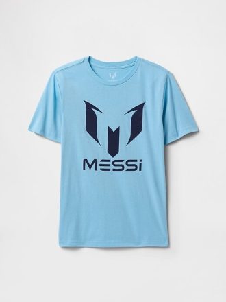 Camiseta infantil estampada do Messi