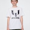 Camiseta infantil estampada do Messi