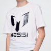 Camiseta infantil estampada do Messi