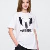 Camiseta infantil estampada do Messi