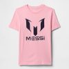 Camiseta infantil estampada do Messi