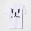 Camiseta infantil estampada do Messi