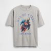 Camiseta infantil estampada do Superman