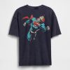 Camiseta infantil estampada do Superman