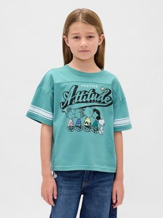 Camiseta infantil grande com estampa gráfica Camiseta infantil grande com estampa gráfica