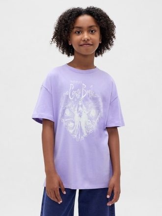 Camiseta infantil grande com estampa túnica