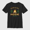 Camiseta infantil gráfica do Minecraft Survival Mode