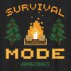 Camiseta infantil gráfica do Minecraft Survival Mode