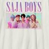 Camiseta infantil K-Pop Demon Hunters Saja Boys com estampa gráfica