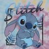 Camiseta infantil Lilo e Stitch com estampa tie-dye