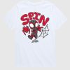 Camiseta infantil Marvel Spin Doodle manga curta gráfica