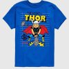 Camiseta infantil Marvel Thor Doodle manga curta gráfica
