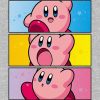 Camiseta infantil Nintendo Kirby com painéis gráficos