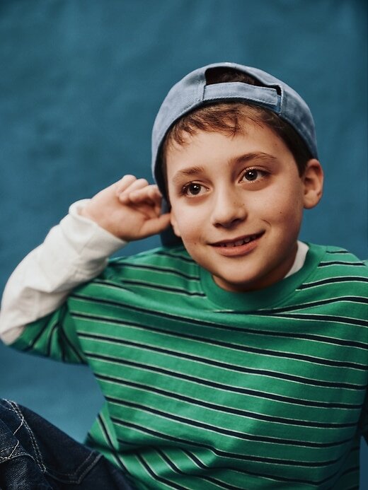 Camiseta infantil original relaxada Camiseta infantil original relaxada